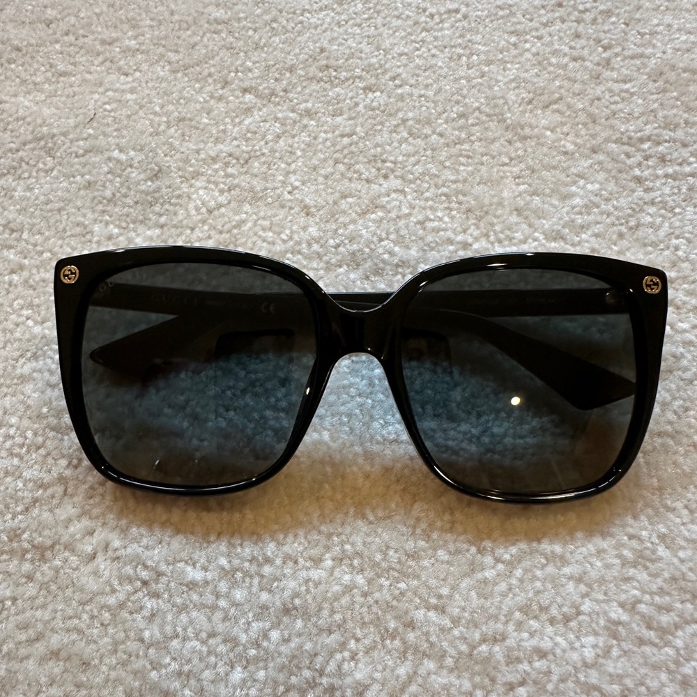 Gucci Oversized Black Sunglasses